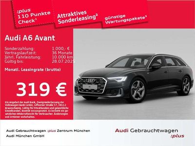 Gebraucht Audi A6 S-Line 204 PS (150 kW) 2024 Mythosschwarz metallic Kombi