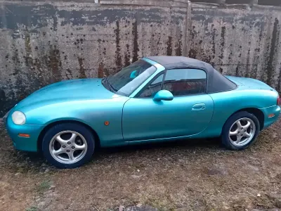 Gebraucht Mazda MX5 110 PS (80 kW) 2002 Blau Cabrio