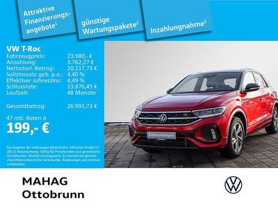 Rot Gebraucht 2023 VW T-Roc R-line SUV | 23.980 € (Etwas zu teuer)
