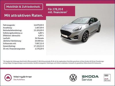 Gebraucht Ford Puma ST-Line X 125 PS (91 kW) 2021 Silber SUV