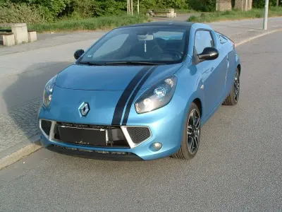 Brugt Renault Wind Dynamique 102 HK (75 kW) 2012 Blå Cabriolet