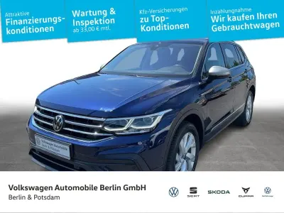 Gebraucht VW Tiguan Allspace Life 150 PS (110 kW) 2022 Blau SUV