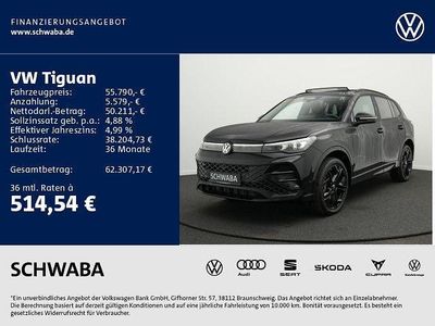 Grenadillschwarz metallic Neu 2026 VW Tiguan R-line SUV | 55.790 € (Fairer Preis)