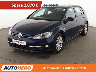 Gebraucht VW Golf VII Comfortline 131 PS (96 kW) 2019 Blau Limousine