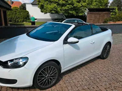 Brugt VW Golf Cabriolet 105 HK (77 kW) 2012 Hvid Cabriolet