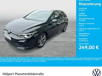 Brugt VW Golf VIII R-line 150 HK (110 kW) 2024 Sort Sedan
