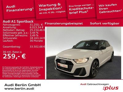 Gletscherweiß metallic Gebraucht 2024 Audi A1 Sportback S-Line Kleinwagen | 31.250 € (Teuer)