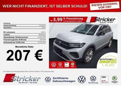 Gebraucht VW T-Cross Goal 116 PS (85 kW) 2025 Silber SUV