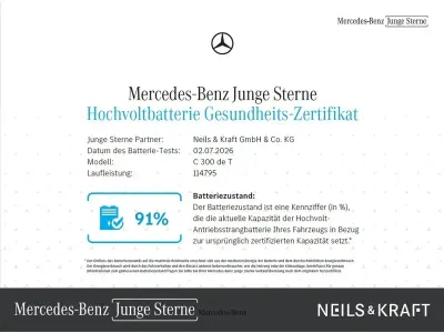 Gebraucht Mercedes C300 194 PS (142 kW) 2021 Cavansitblau Kombi