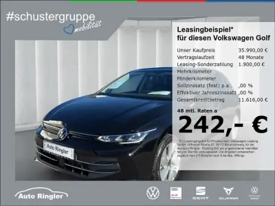Neu VW Golf VIII Life 150 PS (110 kW) 2025 Schwarz Limousine