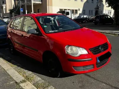 Gebraucht VW Polo Trendline 60 PS (44 kW) 2008 Rot Kleinwagen