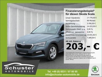 Quarzgrau metallic Gebraucht 2021 Skoda Scala Style Kleinwagen | 17.779 € (Superpreis)