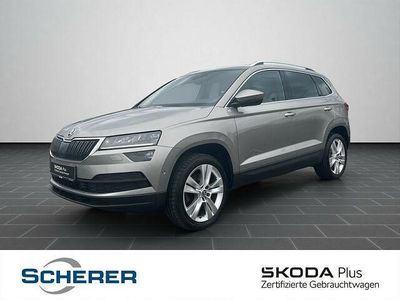 Gebraucht Skoda Karoq Style 150 PS (110 kW) 2018 Cappuccinobeige metallic (metallic) SUV