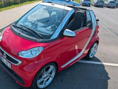 Usata Smart ForTwo Cabrio Passion 71 CV (52 kW) 2013 Rosso Cabrio