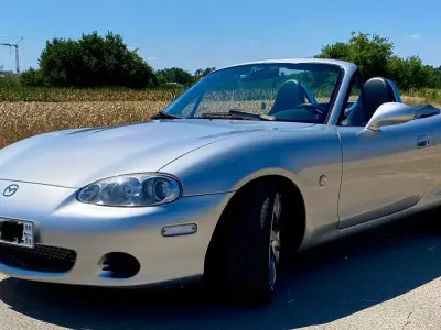 Gebraucht Mazda MX5 110 PS (80 kW) 2001 Silber Cabrio