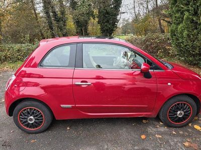 Gebraucht Fiat 500 Lounge 69 PS (50 kW) 2010 Rot Limousine