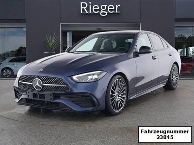 Metalliclack sodalithblau (metallic) Gebraucht 2024 Mercedes C200 AMG Limousine | 41.719 € (Teuer)