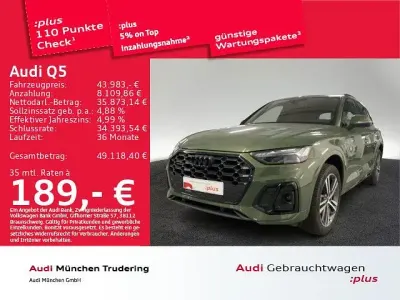 Brugt Audi Q5 S-Line 286 HK (210 kW) 2023 Grøn SUV