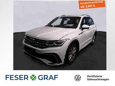 Pure white Gebraucht 2022 VW Tiguan R-line SUV | 32.601 € (Fairer Preis)