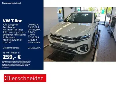 Gebraucht VW T-Roc R-line 110 PS (80 kW) 2024 Grau SUV