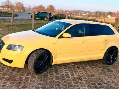 gebraucht Audi A3 8P S3 2.0l gelb Bj. 2006