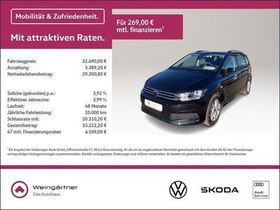 Gebraucht VW Touran Comfortline 150 PS (110 kW) 2024 Schwarz Van / Kleinbus