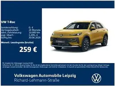 Ny VW T-Roc Style 116 HK (85 kW) 2026 Gul SUV