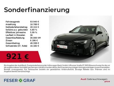 Mythosschwarz metallic Gebraucht 2025 Audi A6 S-Line Kombi | 53.940 € (Fairer Preis)