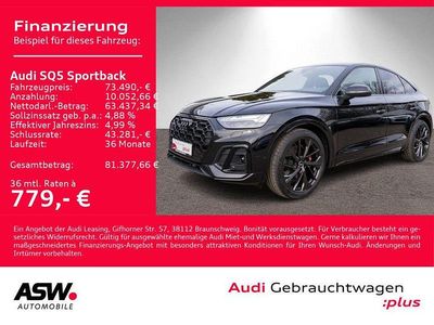 Mythosschwarz metallic Gebraucht 2025 Audi SQ5 Sportback Ambiente SUV | 72.890 €