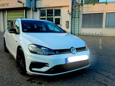 Brugt VW Golf VII R 300 HK (220 kW) 2020 Hvid Stationcar