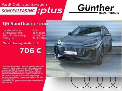 Gebraucht Audi Q6 Sportback e-tron S-Line 284 kW (387 PS) 2025 Grau SUV