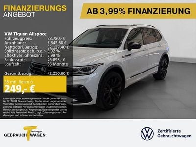 Gebraucht VW Tiguan Allspace R-line 200 PS (147 kW) 2023 Weiß SUV