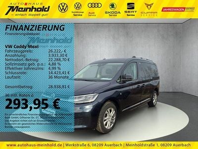 Blau Gebraucht 2021 VW Caddy Maxi Style Van / Kleinbus | 26.222 € (Fairer Preis)