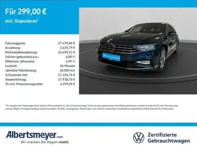 Usata VW Passat Business 150 CV (110 kW) 2023 Blu Station wagon