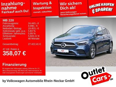 Brugt Mercedes B220 AMG 190 HK (139 kW) 2019 Blå MPV