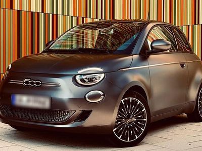 Second-hand Fiat 500e Icon 86 kW (118 CP) 2021 Gri Cabrio
