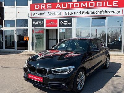 Gebraucht BMW 116 Sport Line 109 PS (80 kW) 2016 Schwarz (black sapphire metallic) Kleinwagen