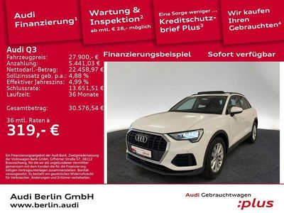 Gebraucht Audi Q3 Ambiente 150 PS (110 kW) 2021 Ibisweiß SUV