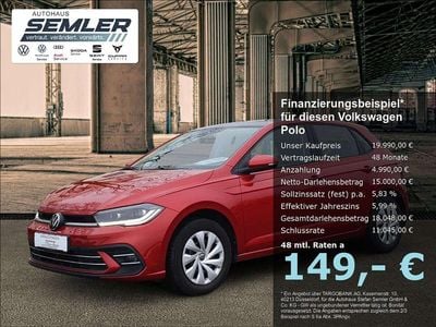 Rot Gebraucht 2022 VW Polo Style Kleinwagen | 19.990 € (Fairer Preis)