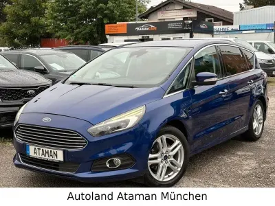 Gebraucht Ford S-MAX Titanium 179 PS (131 kW) 2016 Blau Van / Kleinbus