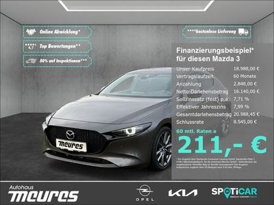 gebraucht Mazda 3 Selection 2.0 M-Hybrid Navi Notbremsass. Klimaautom