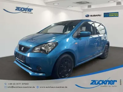 Gebraucht Seat Mii Style 60 PS (44 kW) 2019 "costa" blau metallic Kleinwagen