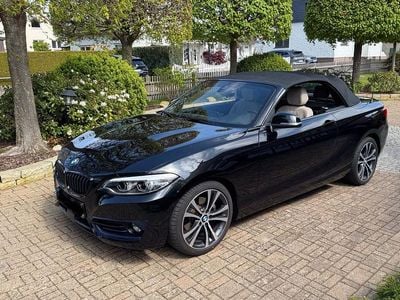 Second-hand BMW 220 Sport Line 184 CP (135 kW) 2020 Negru Cabrio