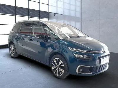 Gebraucht Citroën C4 SpaceTourer Shine 163 PS (119 kW) 2022 Blau metallic Van / Kleinbus