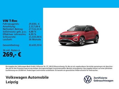 Gebraucht VW T-Roc Goal 150 PS (110 kW) 2025 Rot SUV