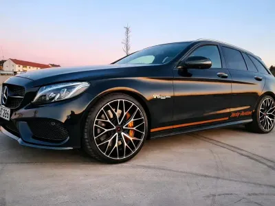 Usata Mercedes C450 AMG AMG 367 CV (269 kW) 2015 Nero Station wagon