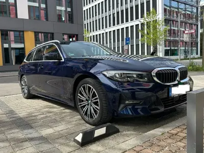 Brugt BMW 330e Sport Line 292 HK (214 kW) 2021 Blå Stationcar