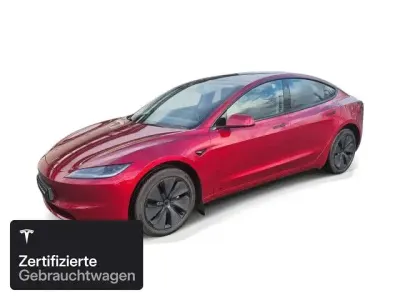Usata Tesla Model 3 Long Range AWD 366 kW (498 CV) 2025 Rosso Berlina