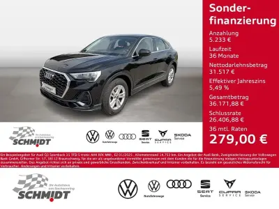 Gebraucht Audi Q3 Sportback Sport 150 PS (110 kW) 2025 Schwarz SUV