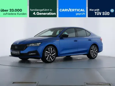 Gebraucht Skoda Octavia SportLine 150 PS (110 kW) 2023 Raceblau metallic Limousine